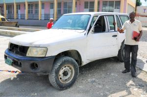 Une Nissan Patrol d'occasion, qui servira à continuer à former des jeunes en auto-mécanique